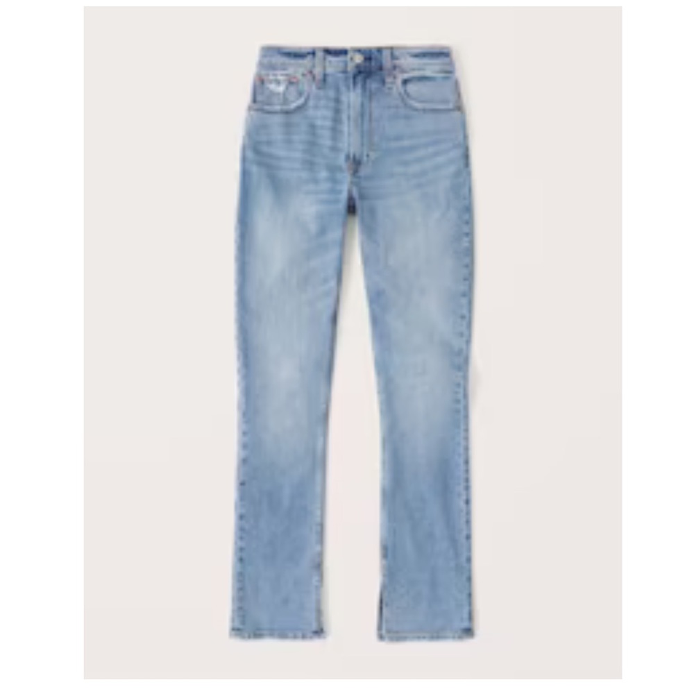 NWT! Abercrombie & Fitch High Rise Skinny Jeans MEDIUM WASH 32 Short